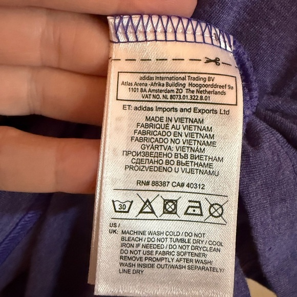 Adidas ClimaLite Polo Shirt - Light Blue - Picture 4 of 4